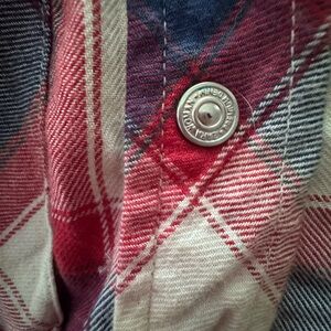 Zara Red and Blue Plaid Shirt